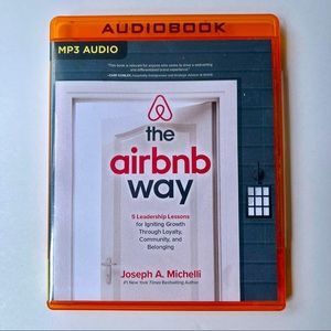 The Airbnb Way AUDIOBOOK CD 5 Leadership Lessons Joseph A. Mitchell NEW!!!